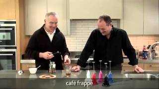 How to make a frappé coffee using an aerolatte milk frother [upl. by Oona]