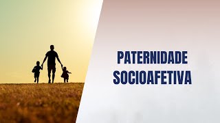 Paternidade socioafetiva [upl. by Aryaz]