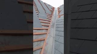 How to cut roof Slates for a valley [upl. by Airpac]