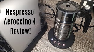 Nespresso Aeroccino 4 Milk Frother Review  Worth upgrading from the Aeroccino 3 [upl. by Salomi]