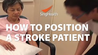 How To Position A Stroke Patient [upl. by Dduj]