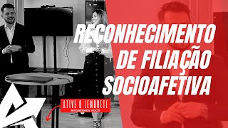 DIREITO DE FAMÍLIA Reconhecimento de filiação socioafetiva [upl. by Leifeste]