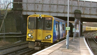 Half an Hour at 216  Birkenhead North Station 1022017  Class 507 508 terminus [upl. by Llohcin]