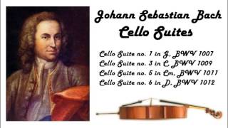 Johann Sebastian Bach  Cello suites in 432 Hz great for reading or studying [upl. by Rance342]